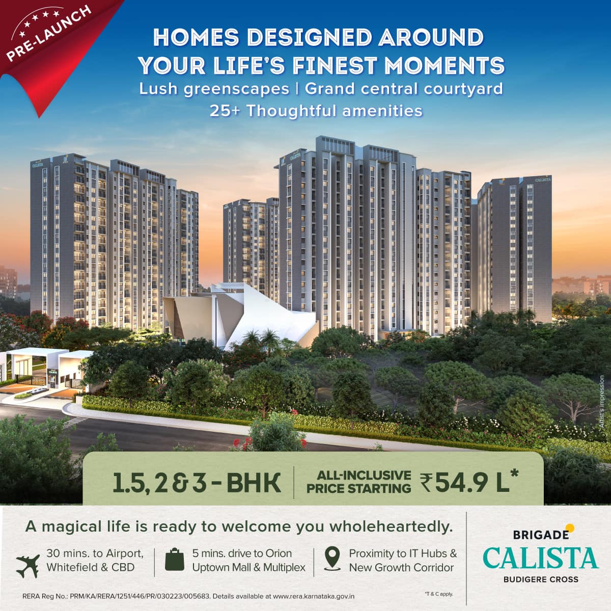 Brigade Calistha Apartments